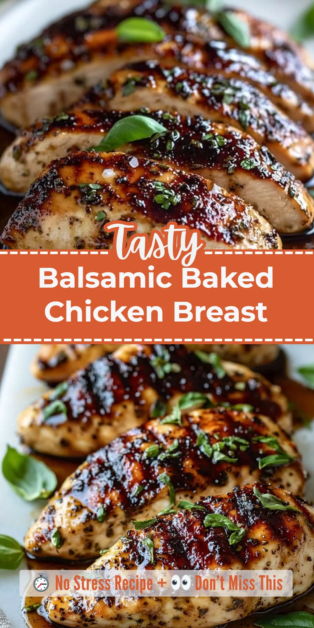 Balsamic Baked Chicken Breast