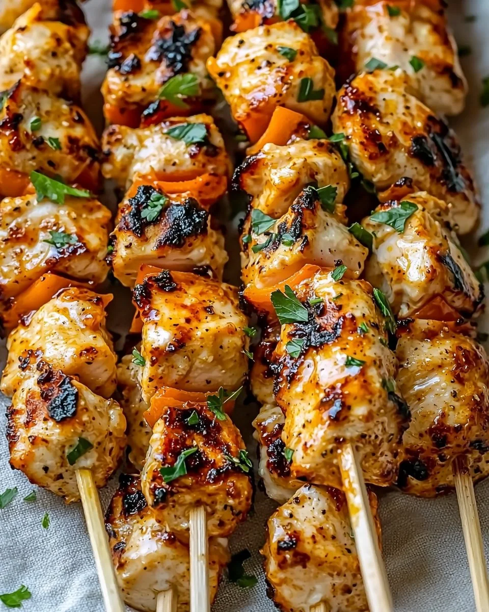 Bang Bang Chicken Skewers