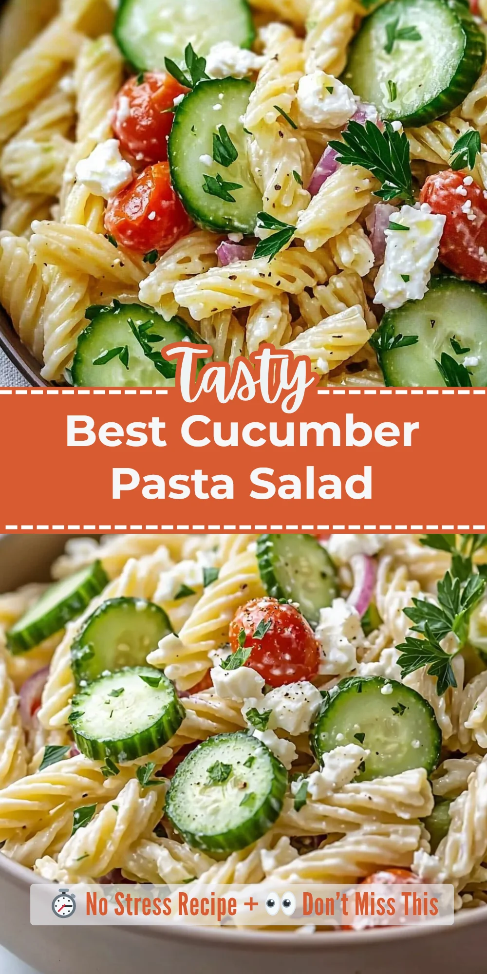 Best Cucumber Pasta Salad