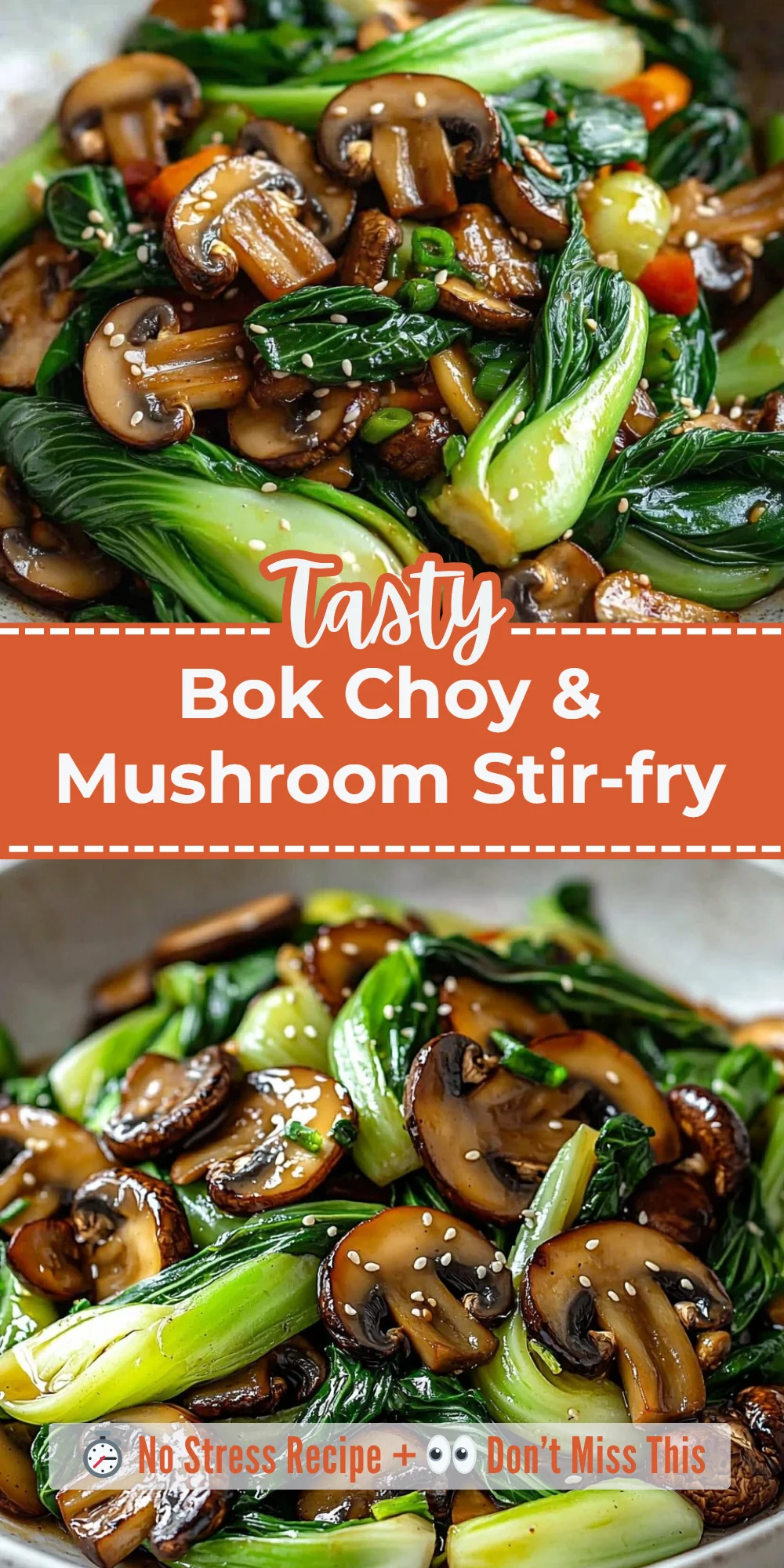 Bok Choy & Mushroom Stir-fry