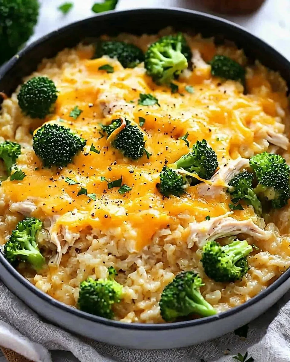 Cheesy Chicken and Rice Casserole