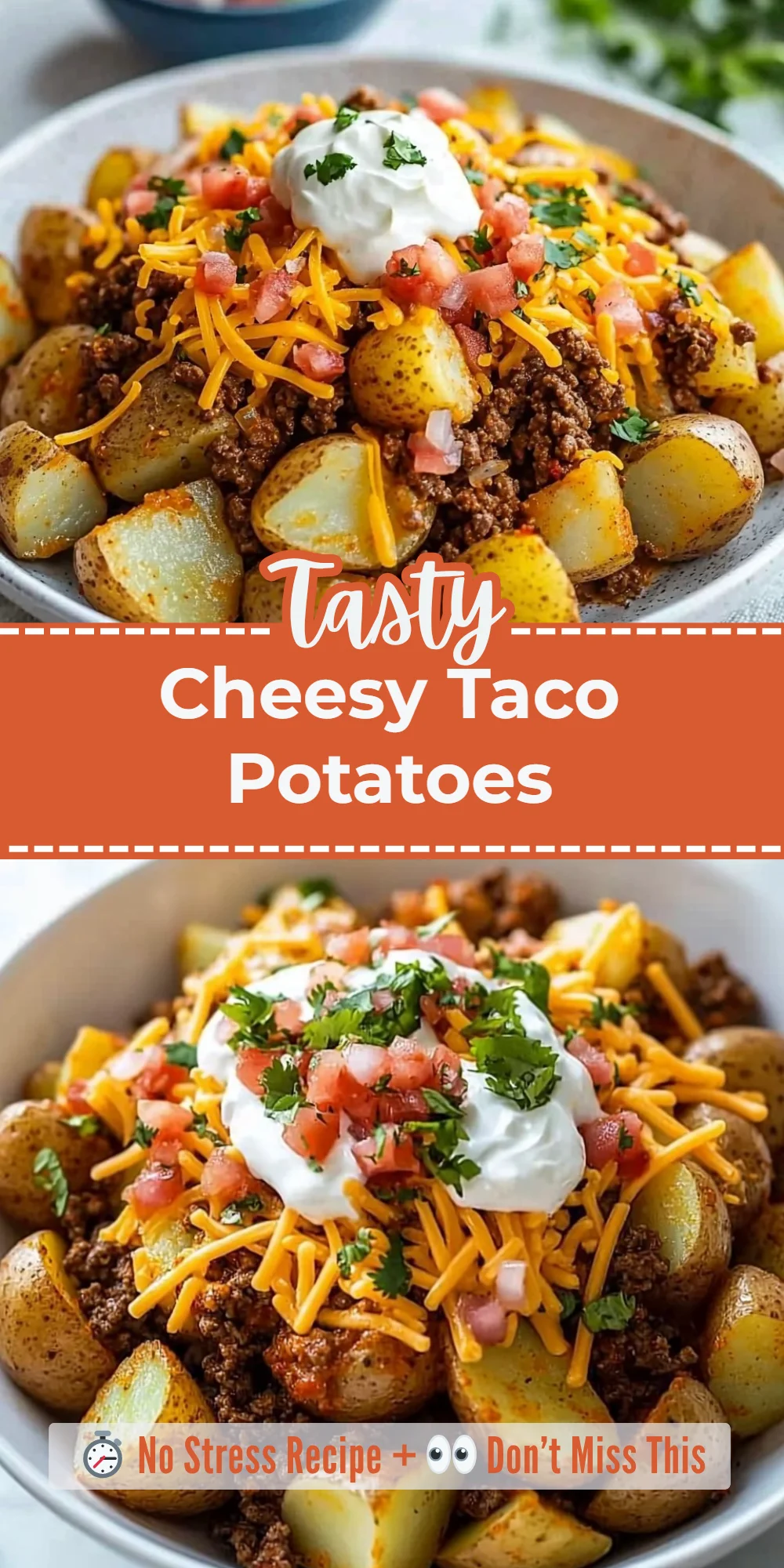 Cheesy Taco Potatoes