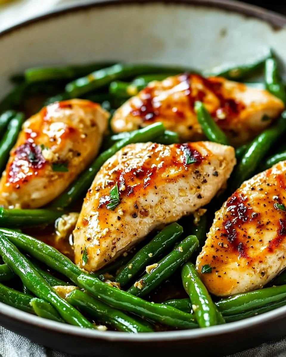 Chicken Breast with Green Beans