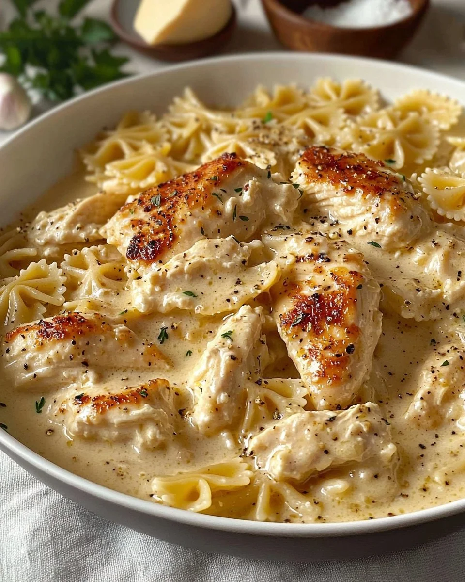 Chicken Garlic Parmesan Pasta
