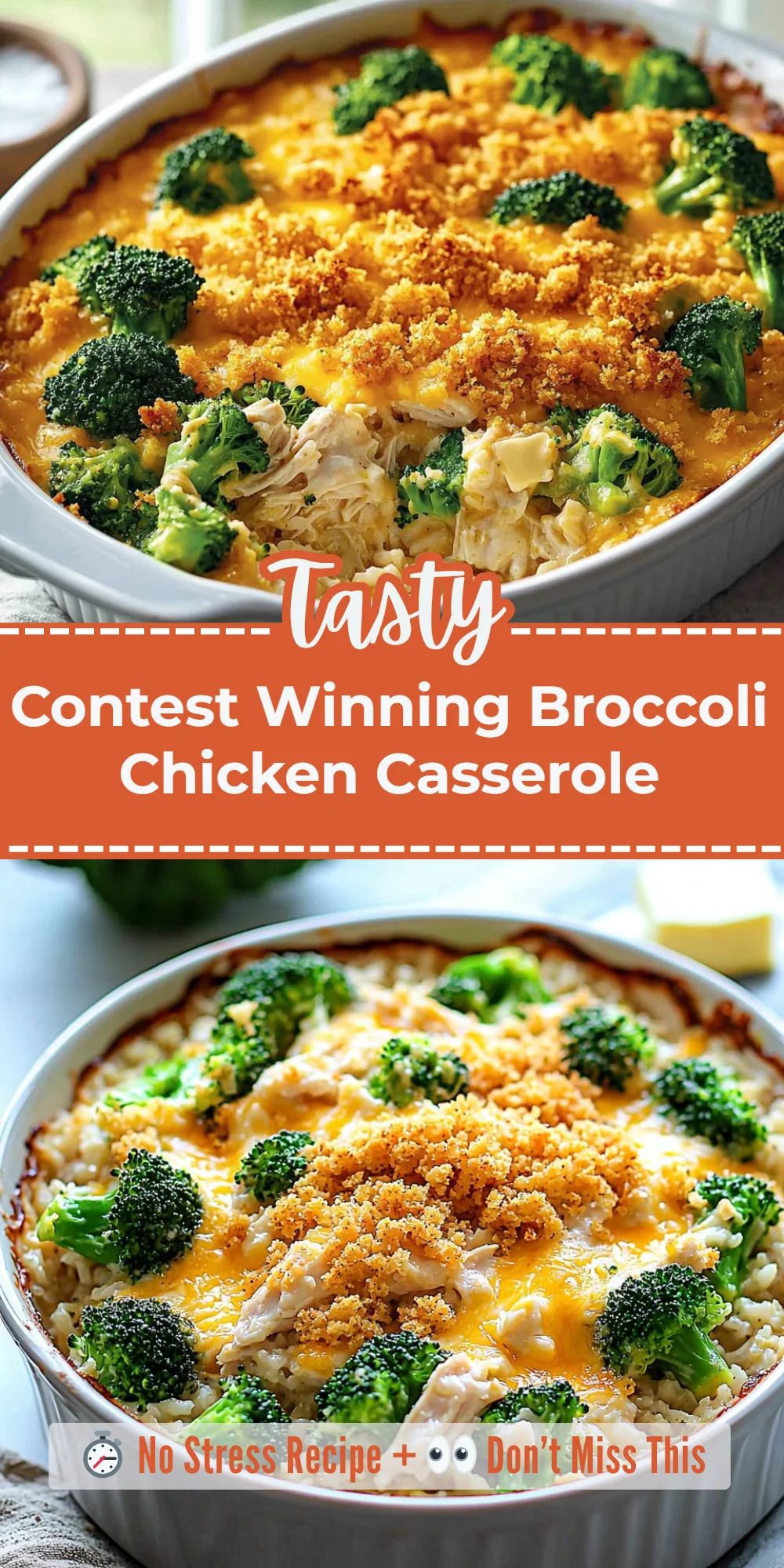 Contest Winning Broccoli Chicken Casserole