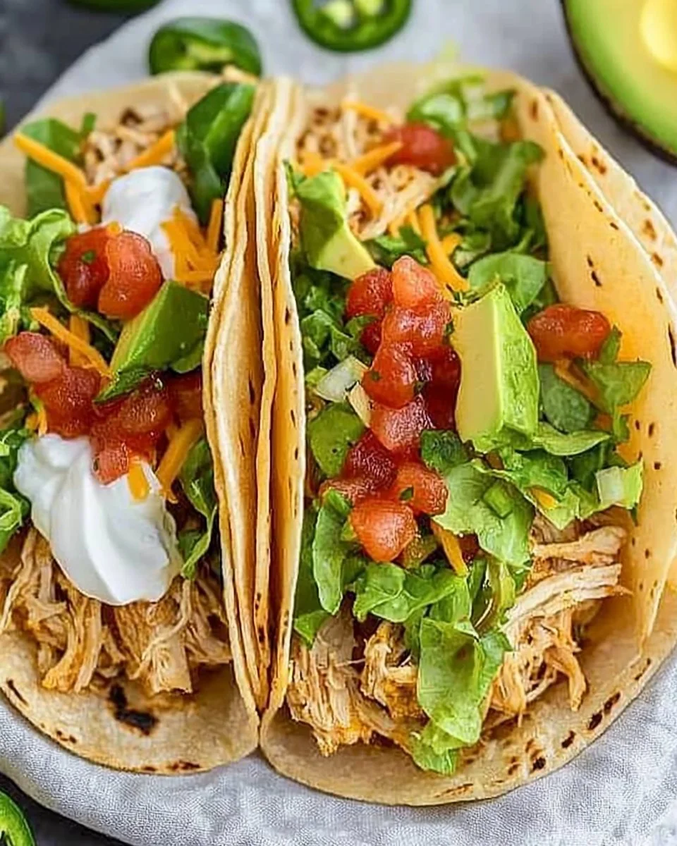 Crockpot Chicken Tacos
