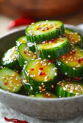 Delicious Din Tai Fung cucumber salad copycat recipe served in a bowl.