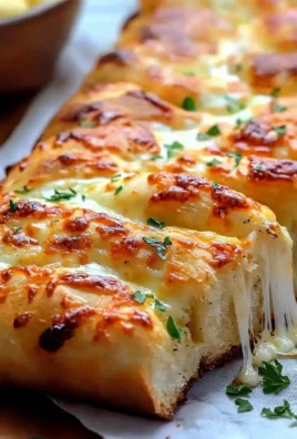 delicious easy cheesy garlic bread fresh out of the oven