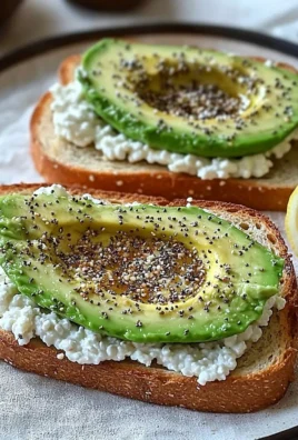 Easily prepared cottage cheese avocado toast topped with fresh ingredients