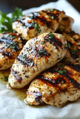 Delicious easy grilled chicken ready to serve with side dishes.