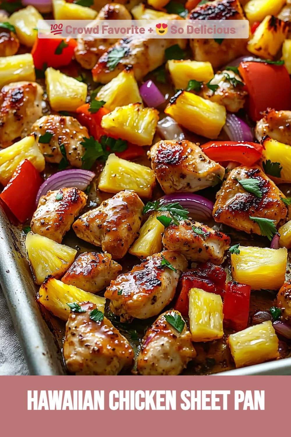 Hawaiian Chicken Sheet Pan