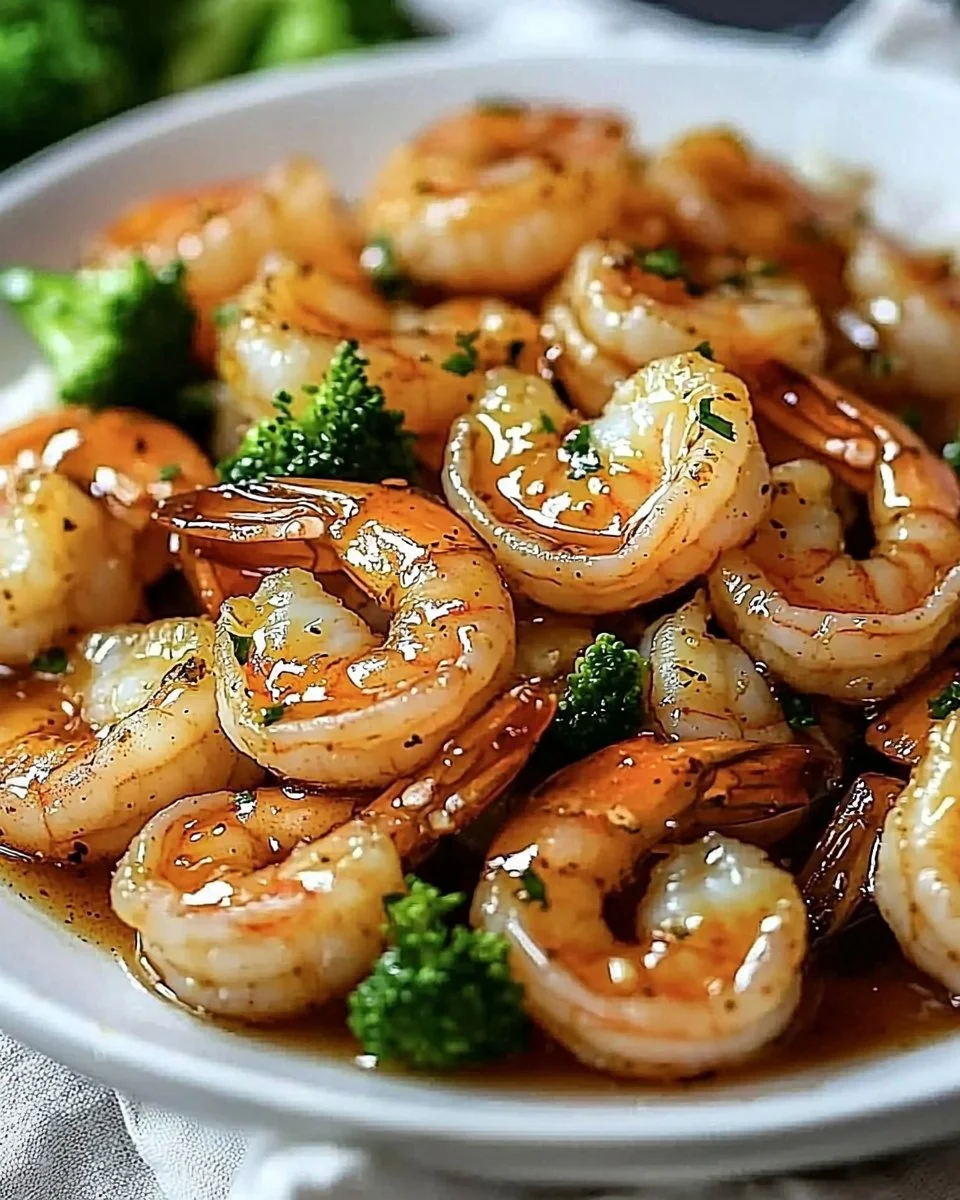 High-Protein Honey Garlic Shrimp