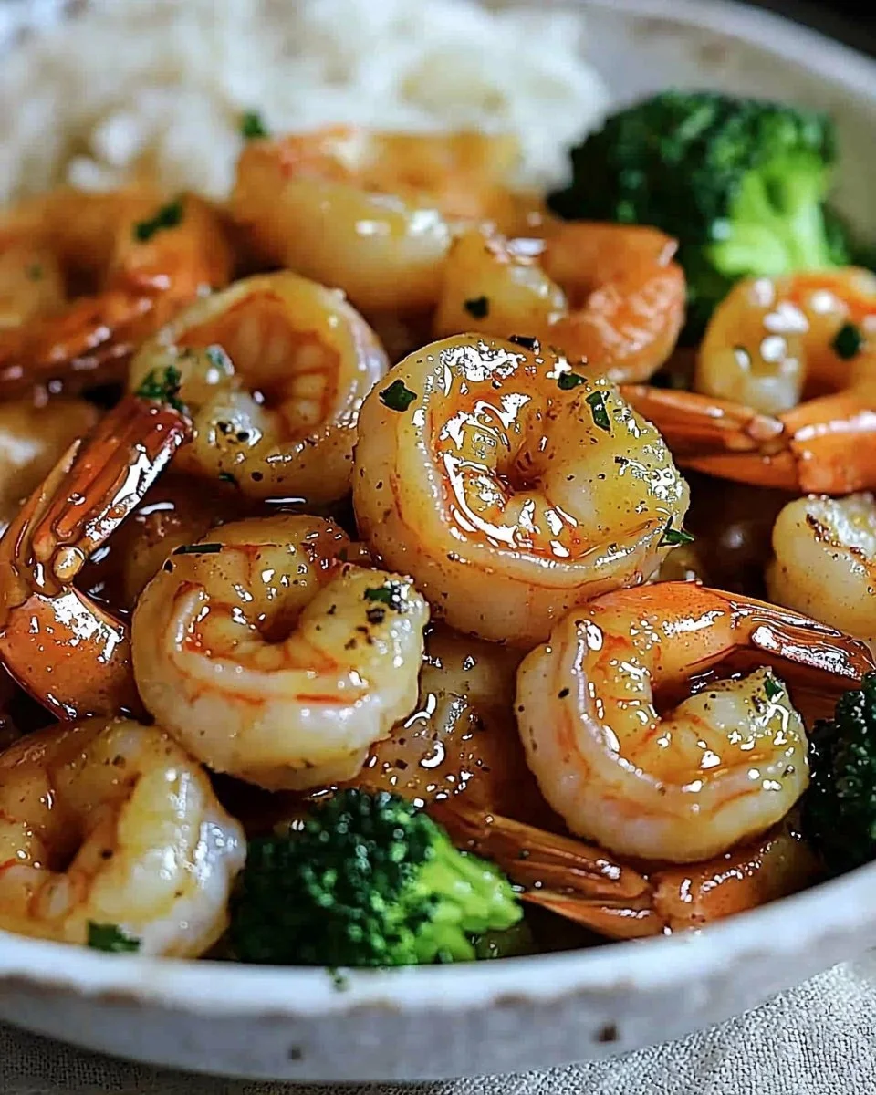 High-Protein Honey Garlic Shrimp