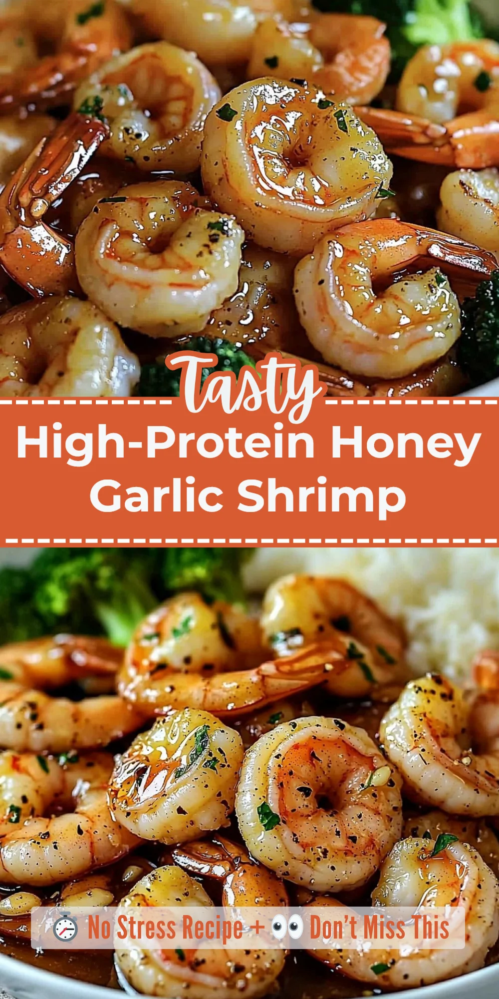 High-Protein Honey Garlic Shrimp