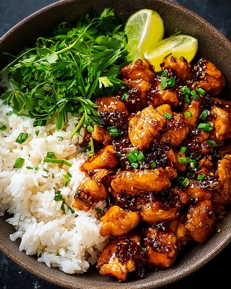 Hot Honey Chicken Bowls