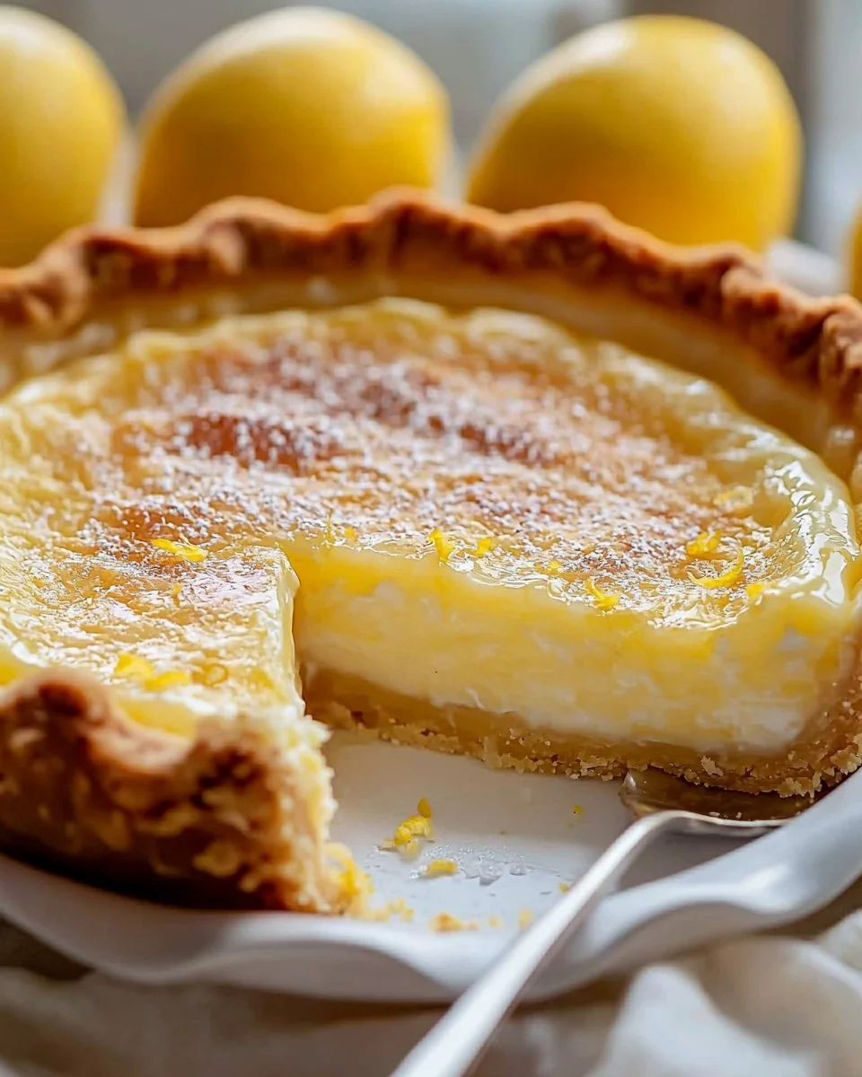 Impossible Lemon Pie