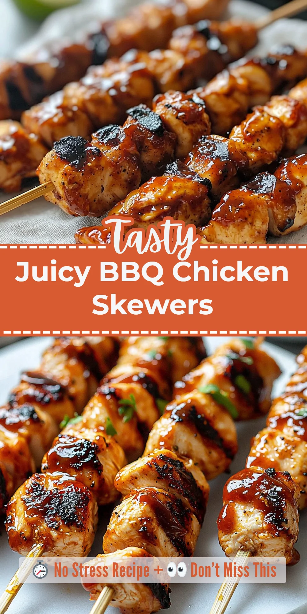 Juicy BBQ Chicken Skewers