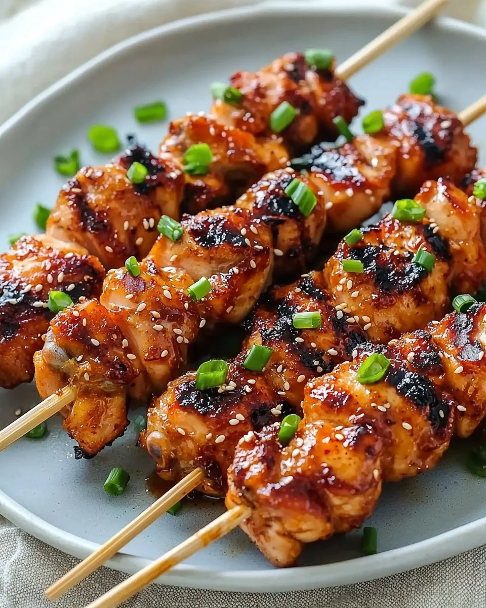 Korean Chicken Skewers