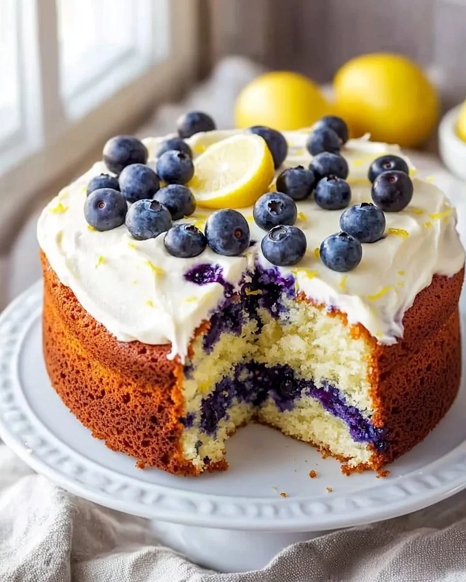 Lemon Blueberry Cake
