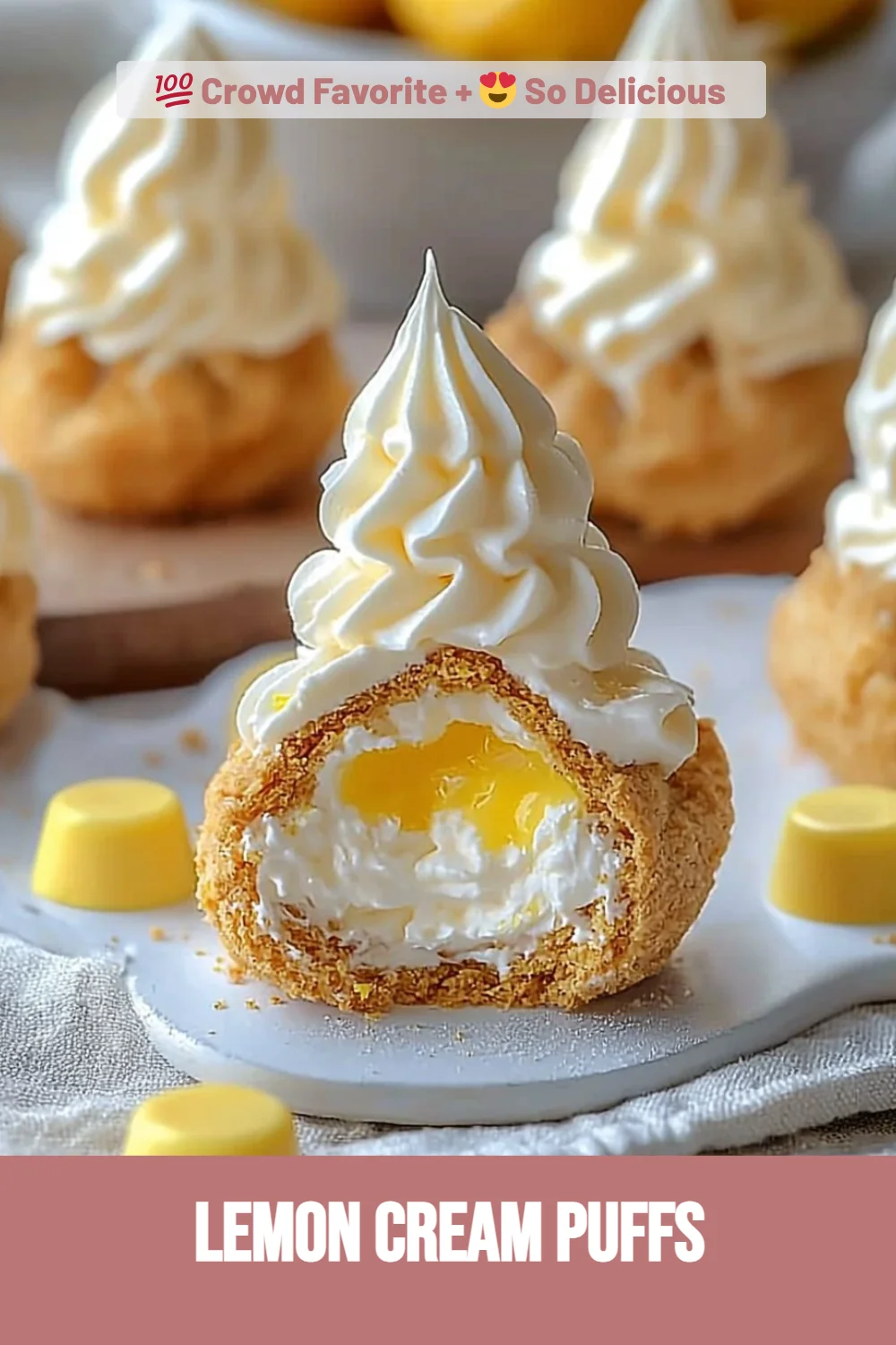 Lemon Cream Puffs
