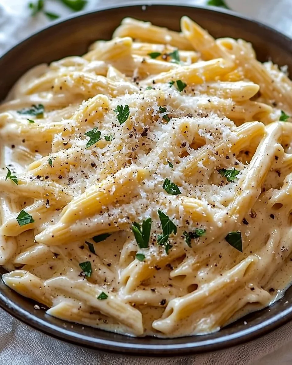 One Pot Creamy Garlic Pasta