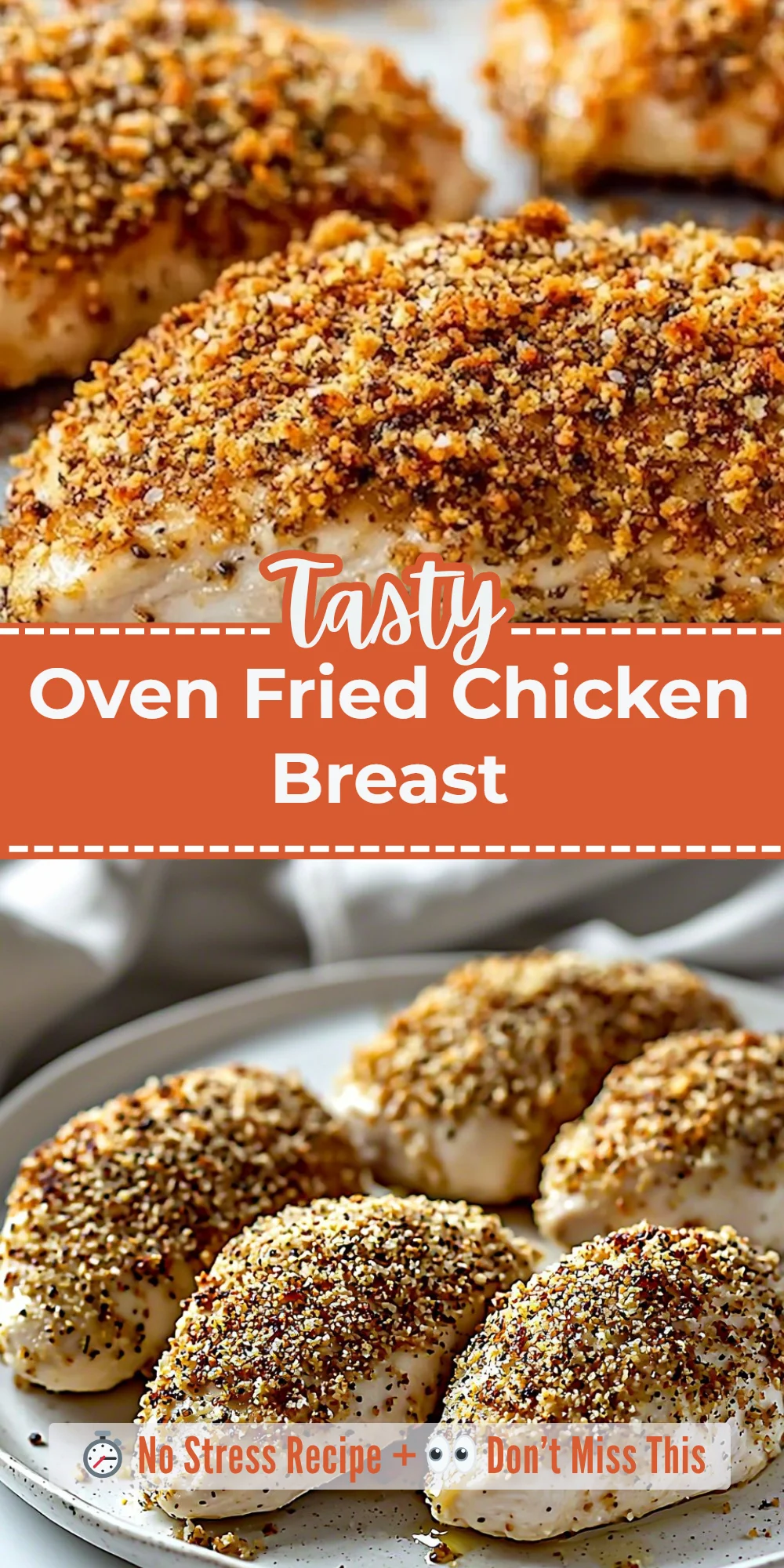 Oven Fried Chicken Breast