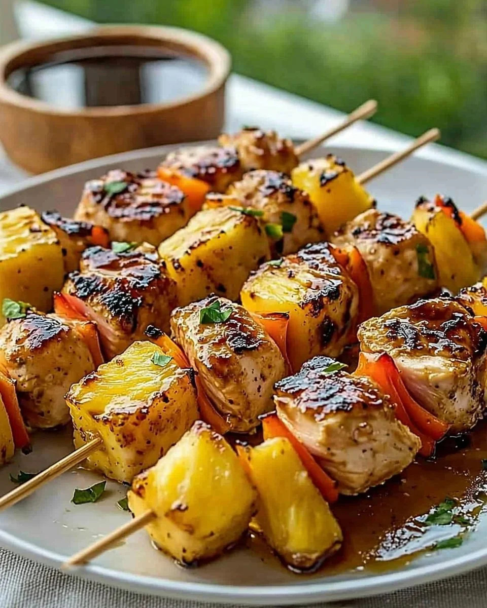 Pineapple Chicken Kabobs