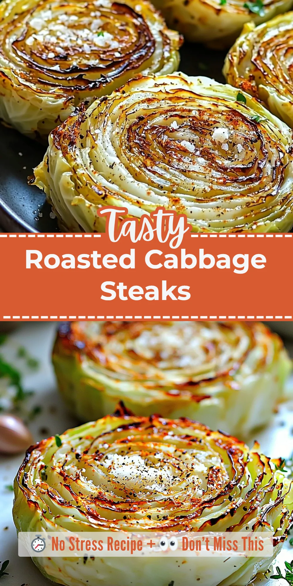 Roasted Cabbage Steaks