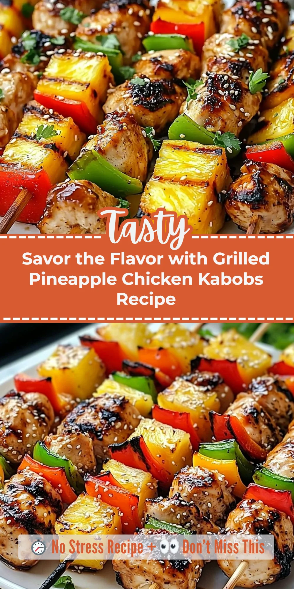 Savor the Flavor with Grilled Pineapple Chicken Kabobs Recipe