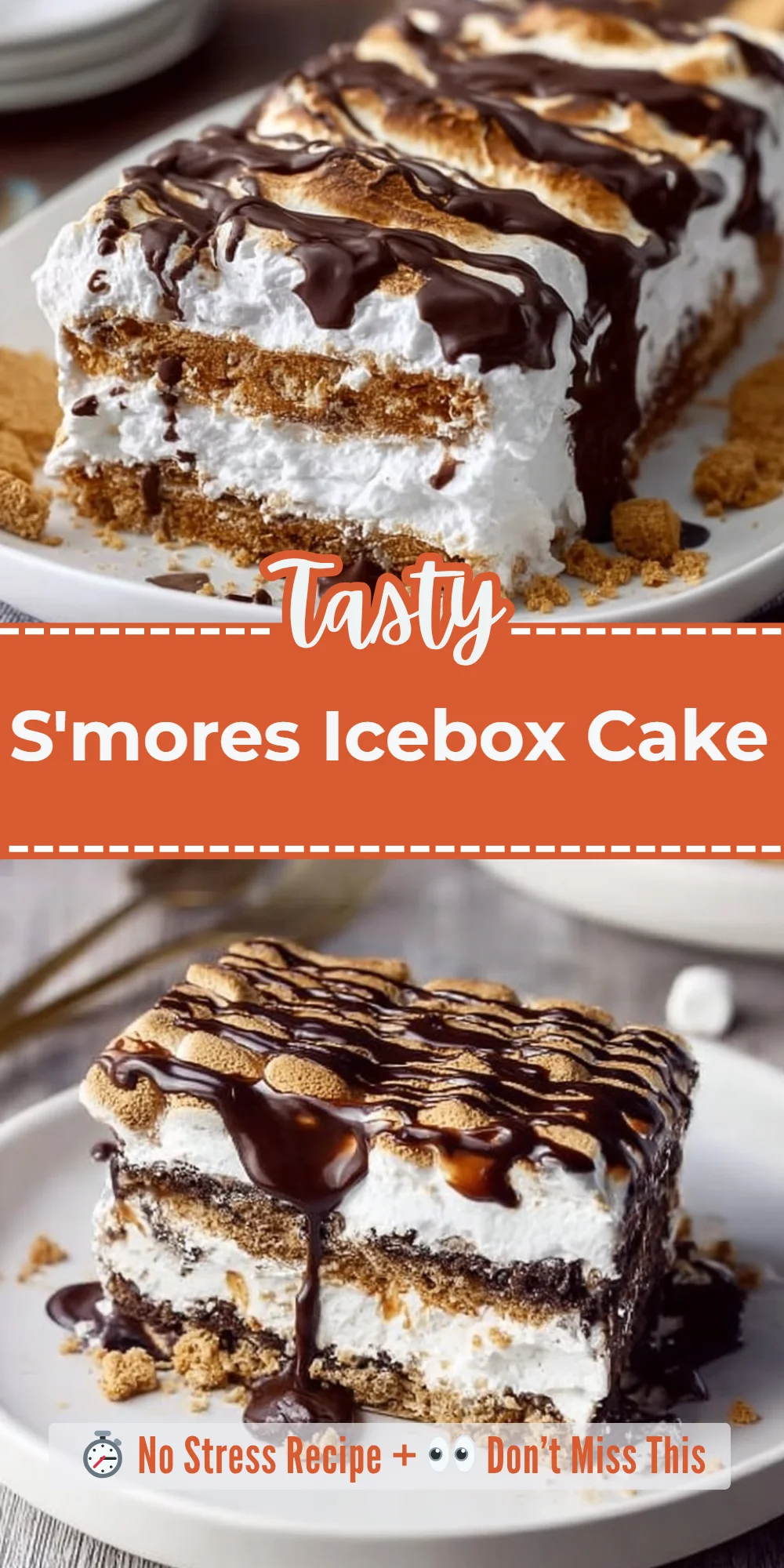S'mores Icebox Cake