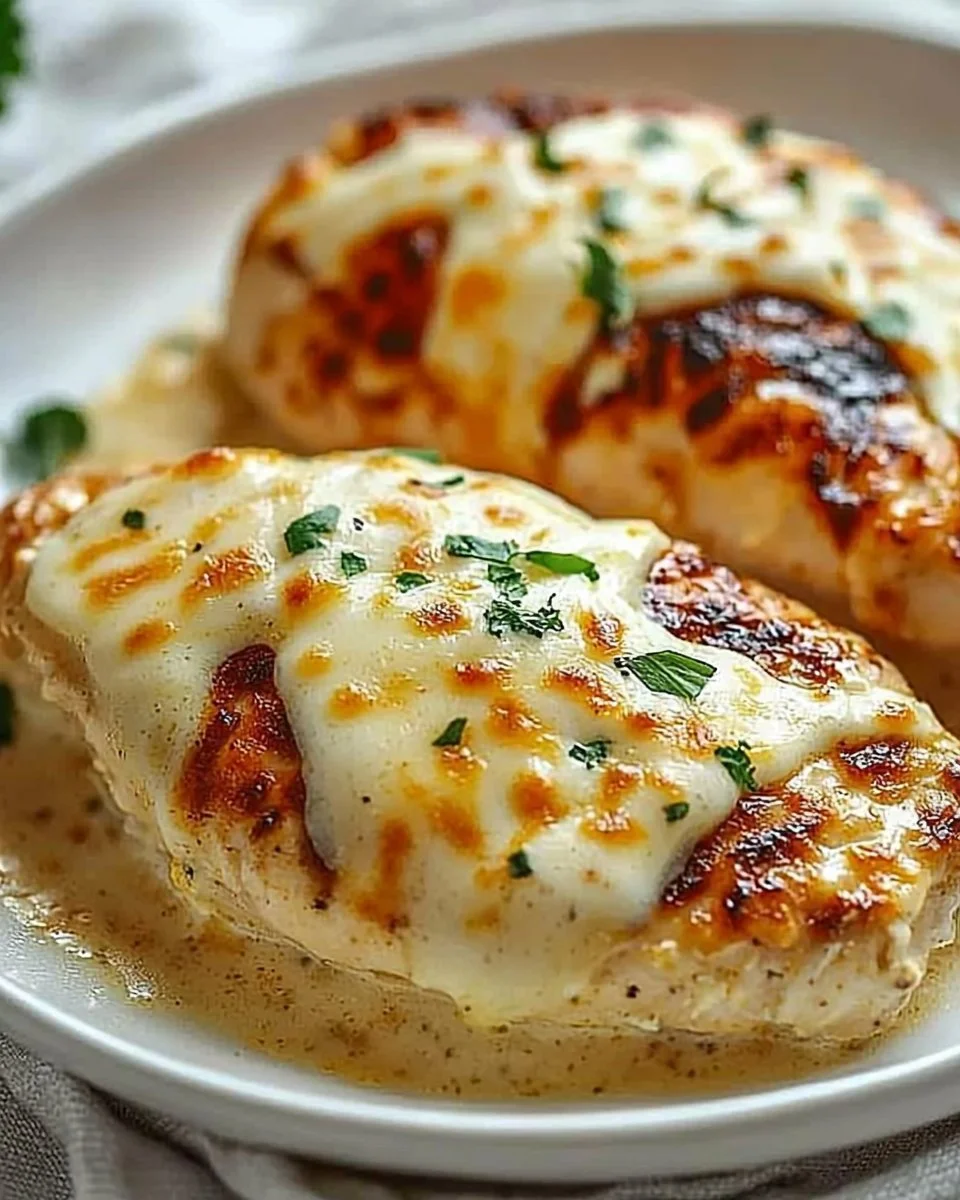Smothered Cheesy Sour Cream Chicken