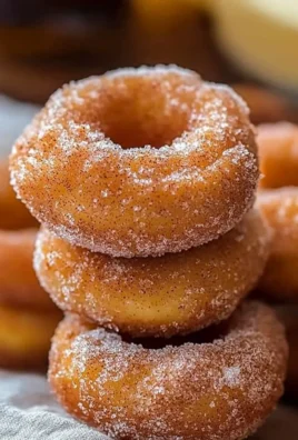 Delicious churro donut bites coated in cinnamon sugar and served fresh
