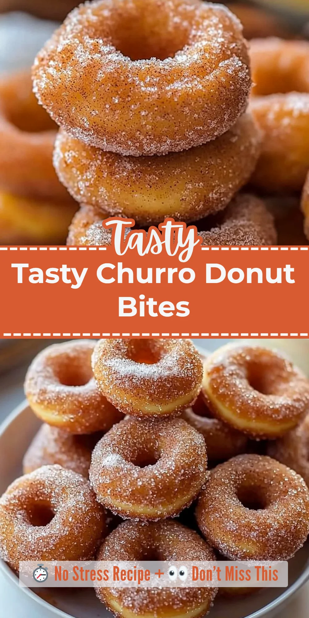 Tasty Churro Donut Bites
