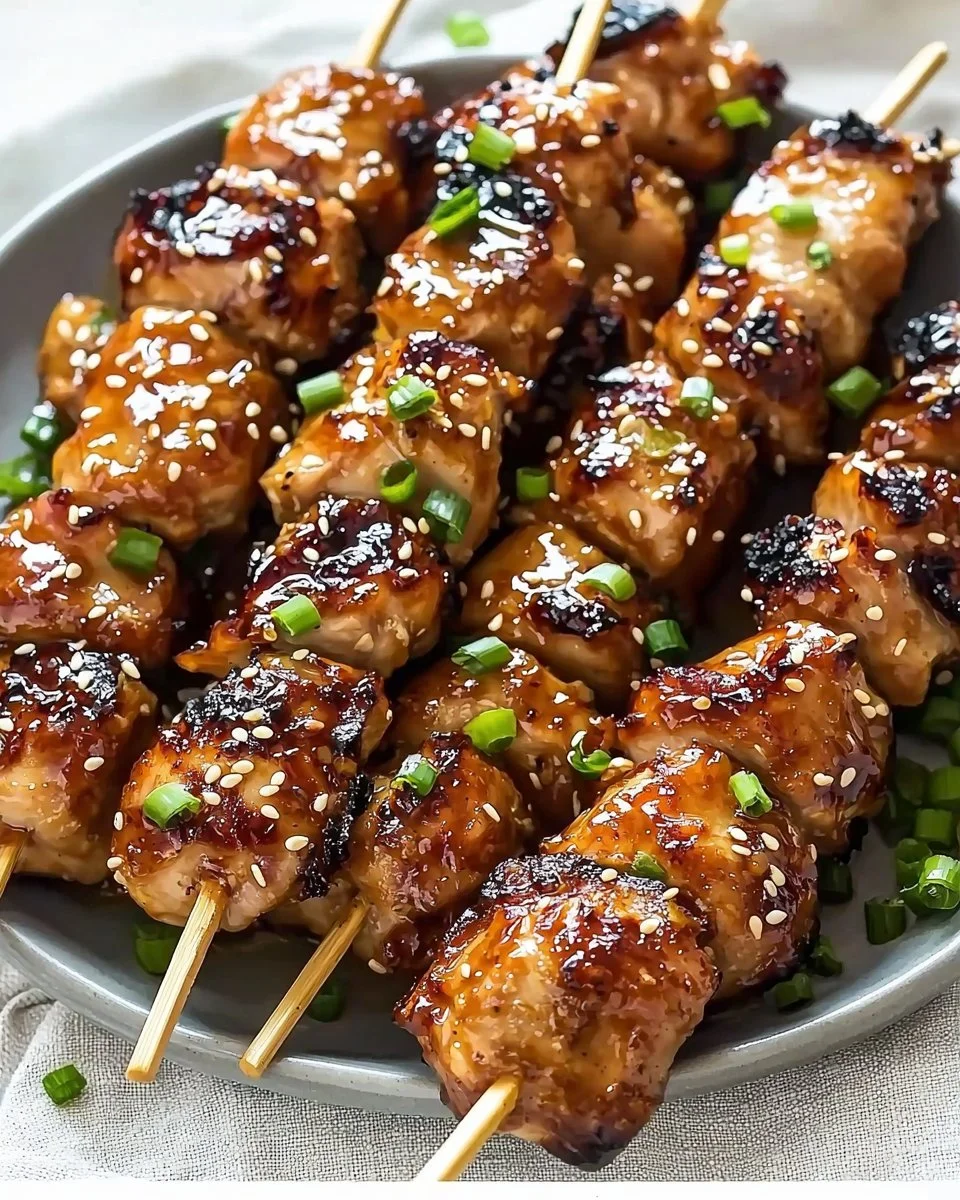 Teriyaki Chicken Skewers