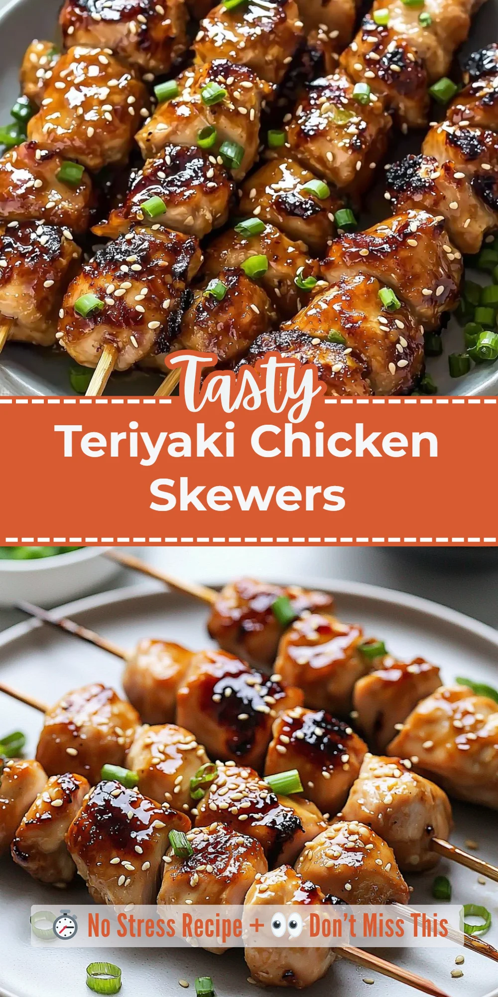 Teriyaki Chicken Skewers
