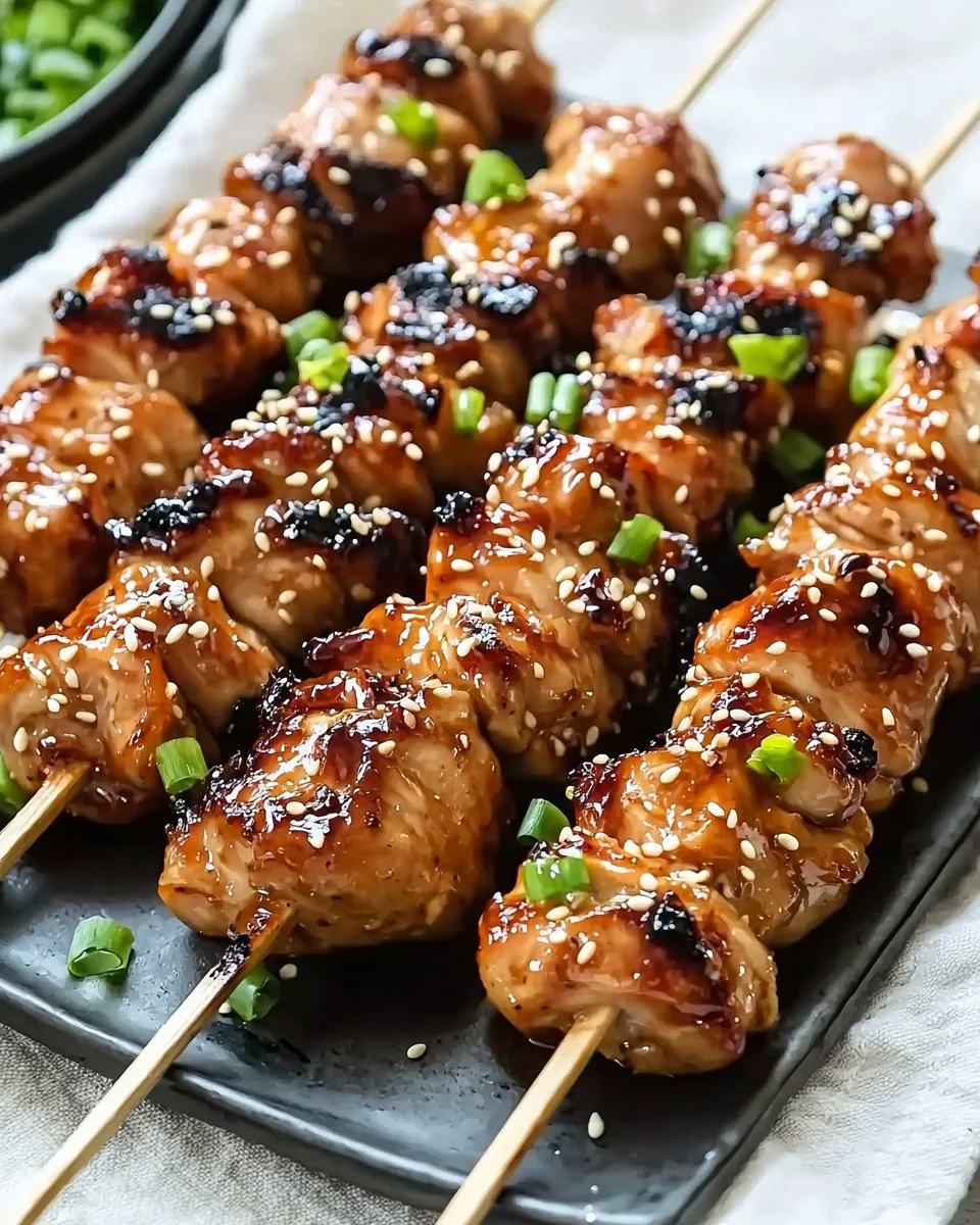 Teriyaki Chicken Skewers