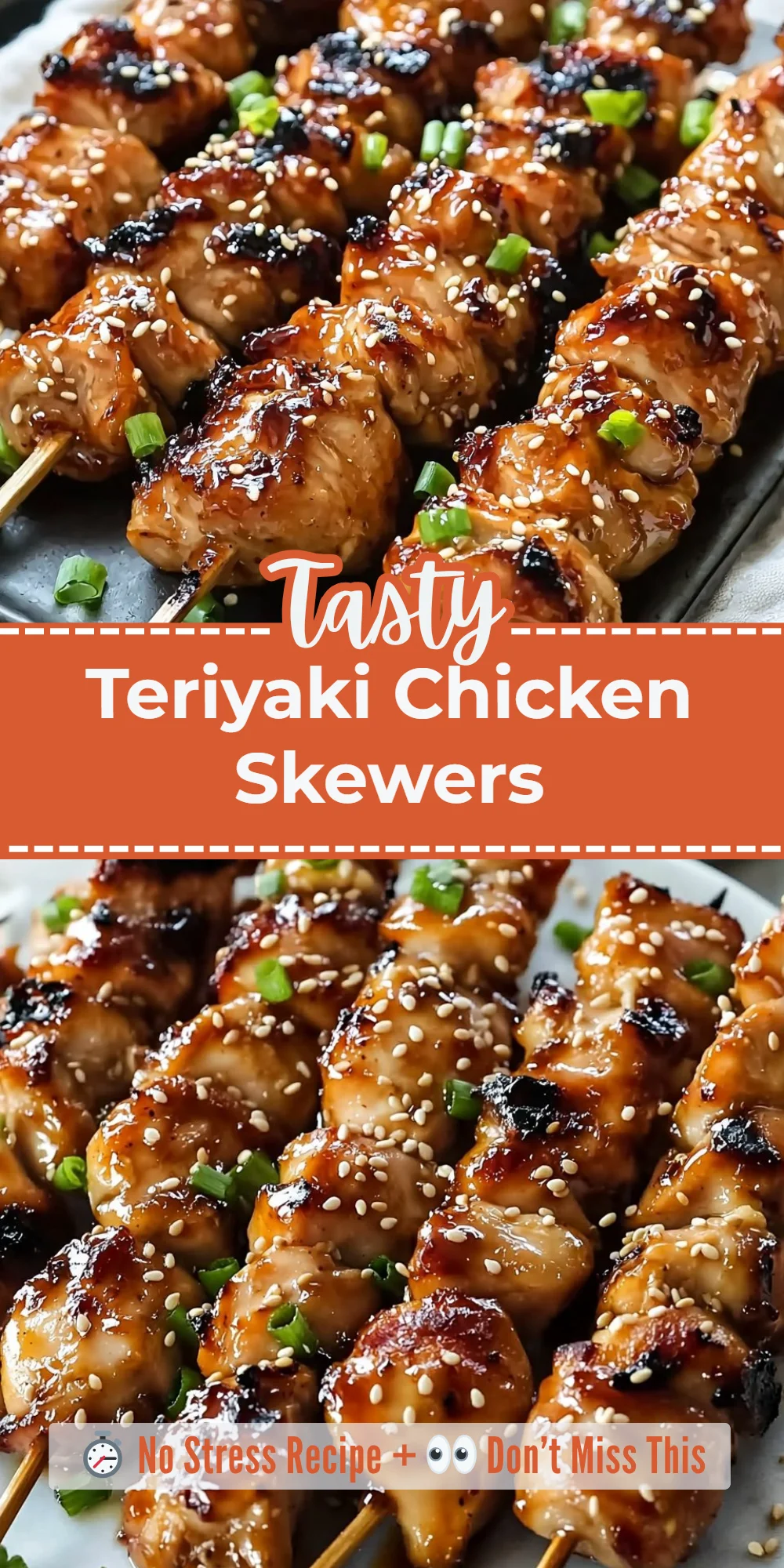 Teriyaki Chicken Skewers