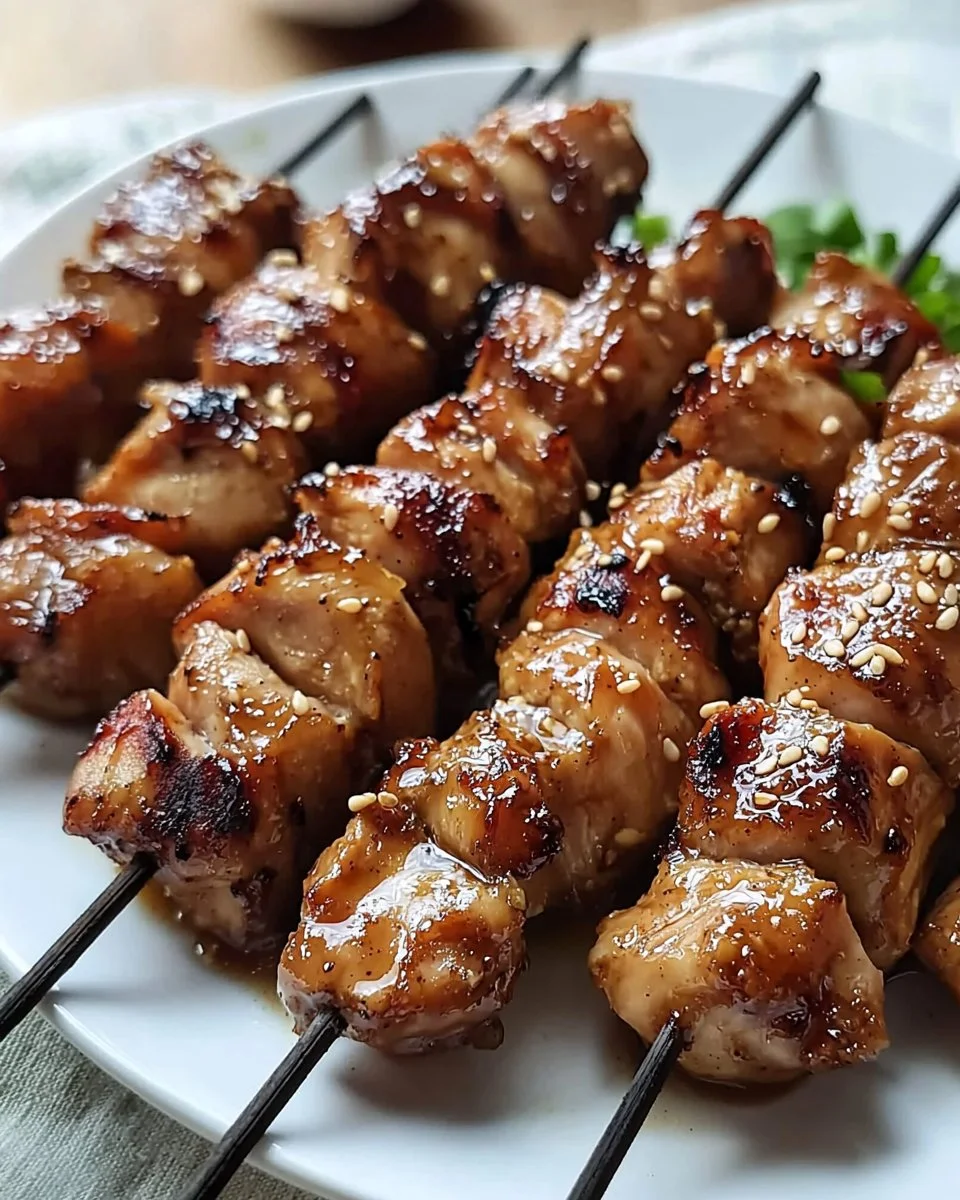 Teriyaki Chicken Skewers