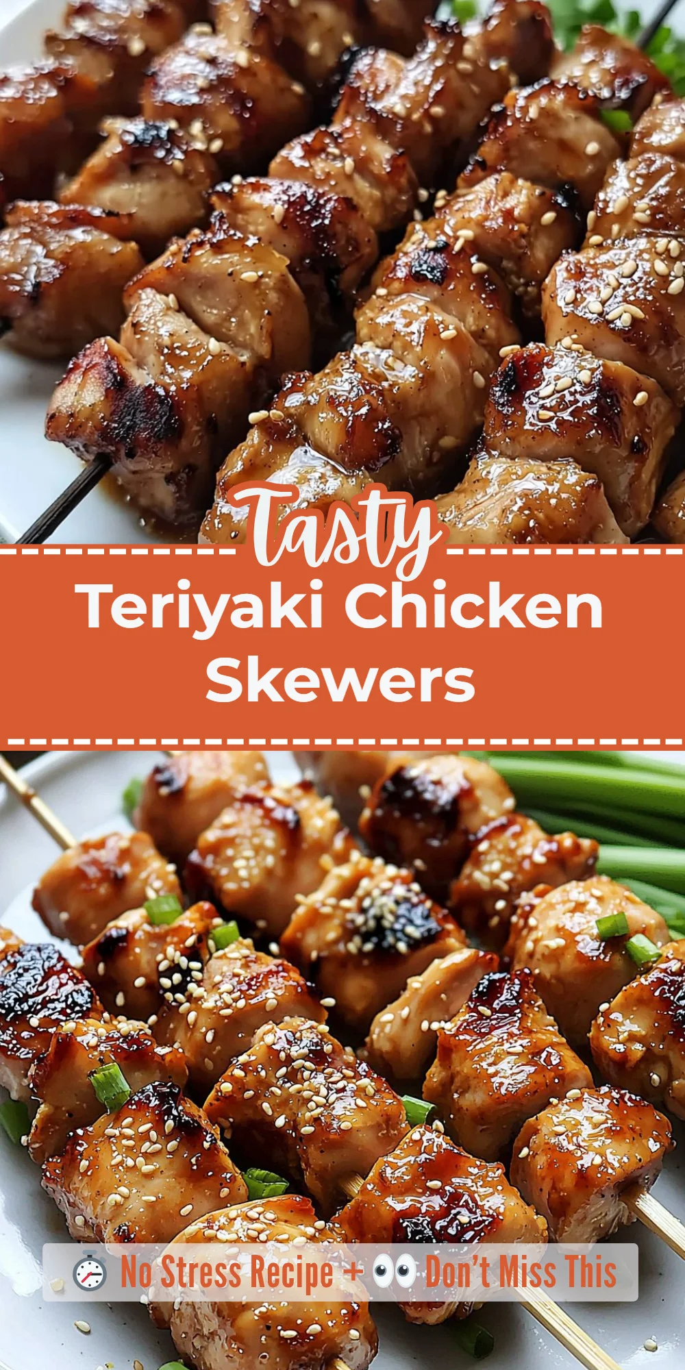 Teriyaki Chicken Skewers