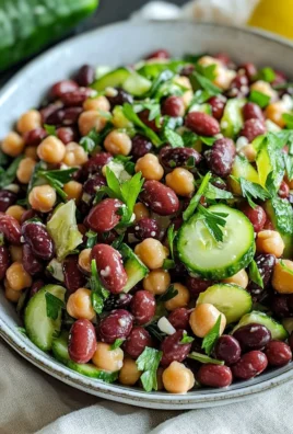 Delicious high-protein kidney bean salad, vegan and gluten-free, in a bowl.