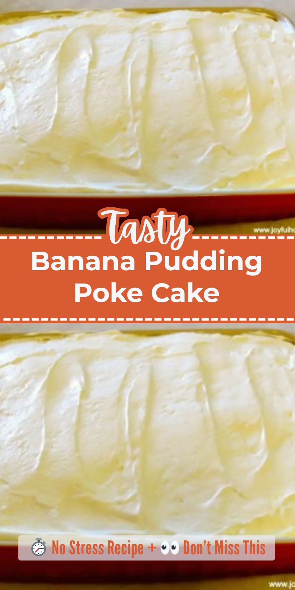 Banana Pudding Poke Cake