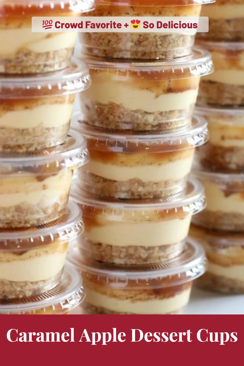 Caramel Apple Dessert Cups