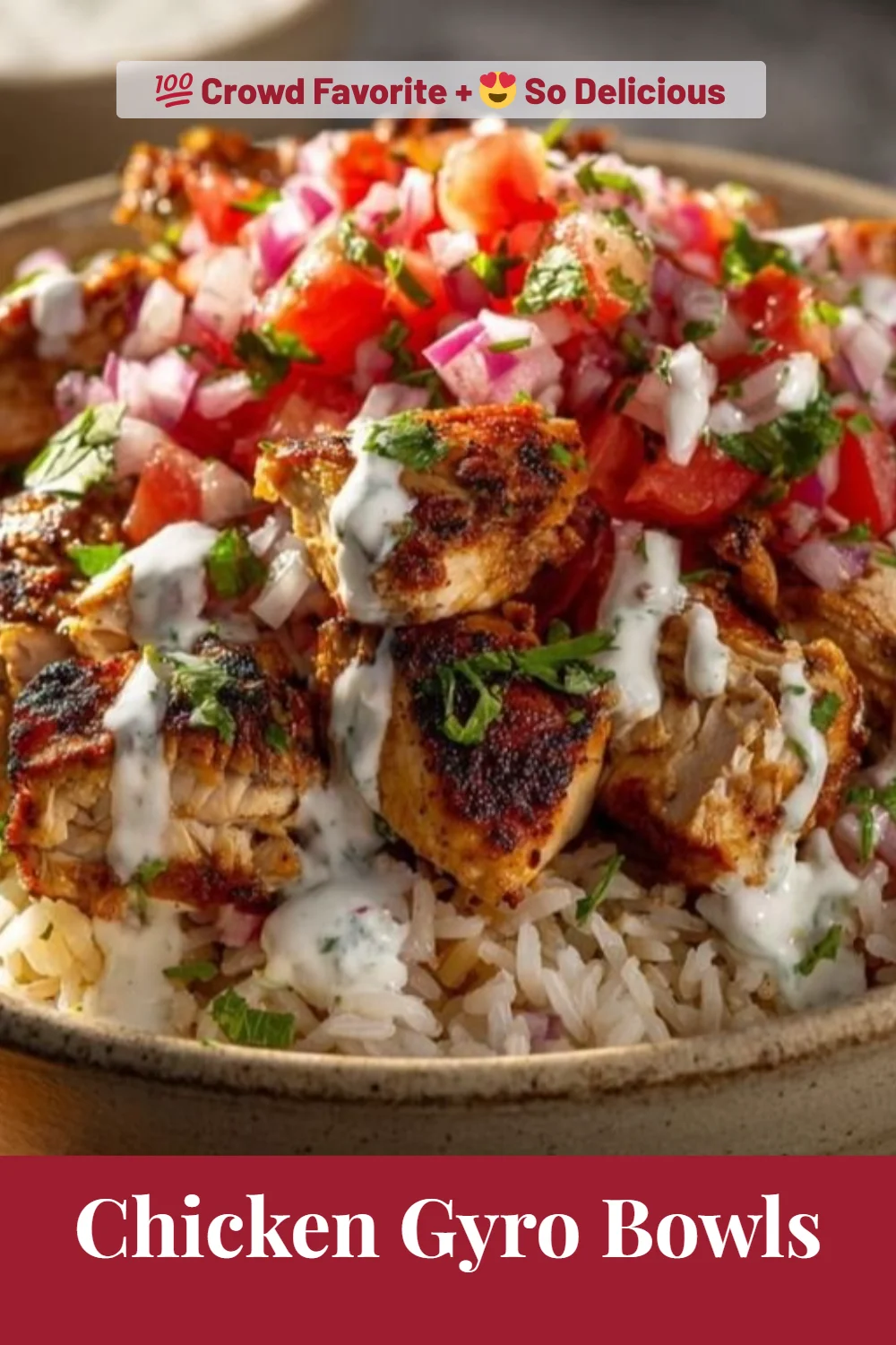 Chicken Gyro Bowls
