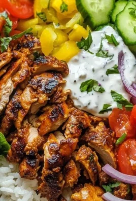 Delicious Chicken Shawarma Bowl with fresh vegetables and spices