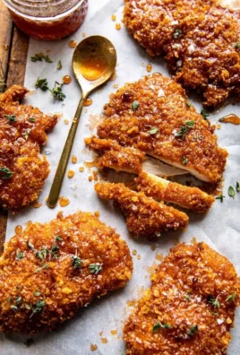Delicious Cornflake-Crusted Chicken on a plate