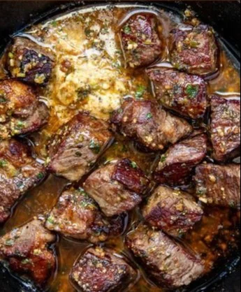 Cowboy Butter Steak Bites