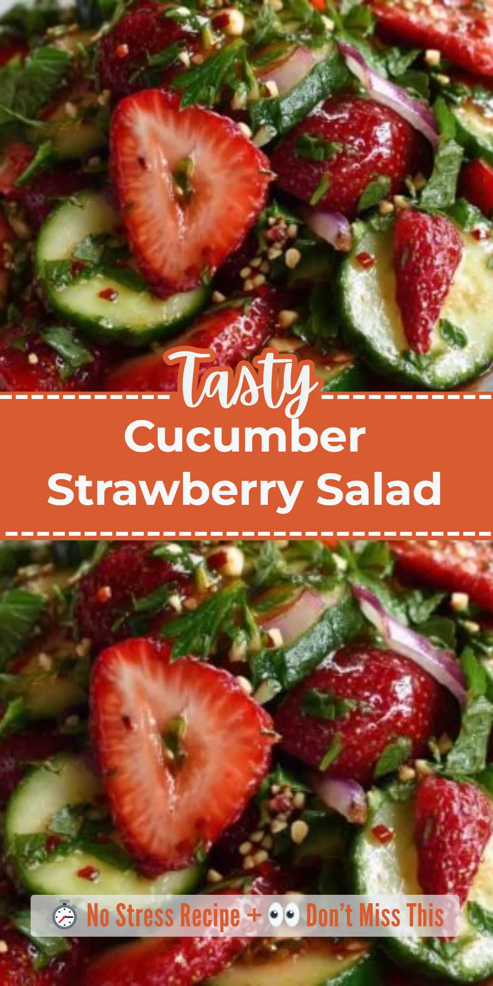 Cucumber Strawberry Salad