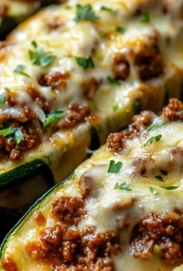Ground beef stuffed zucchini boats recipe for a healthy dinner