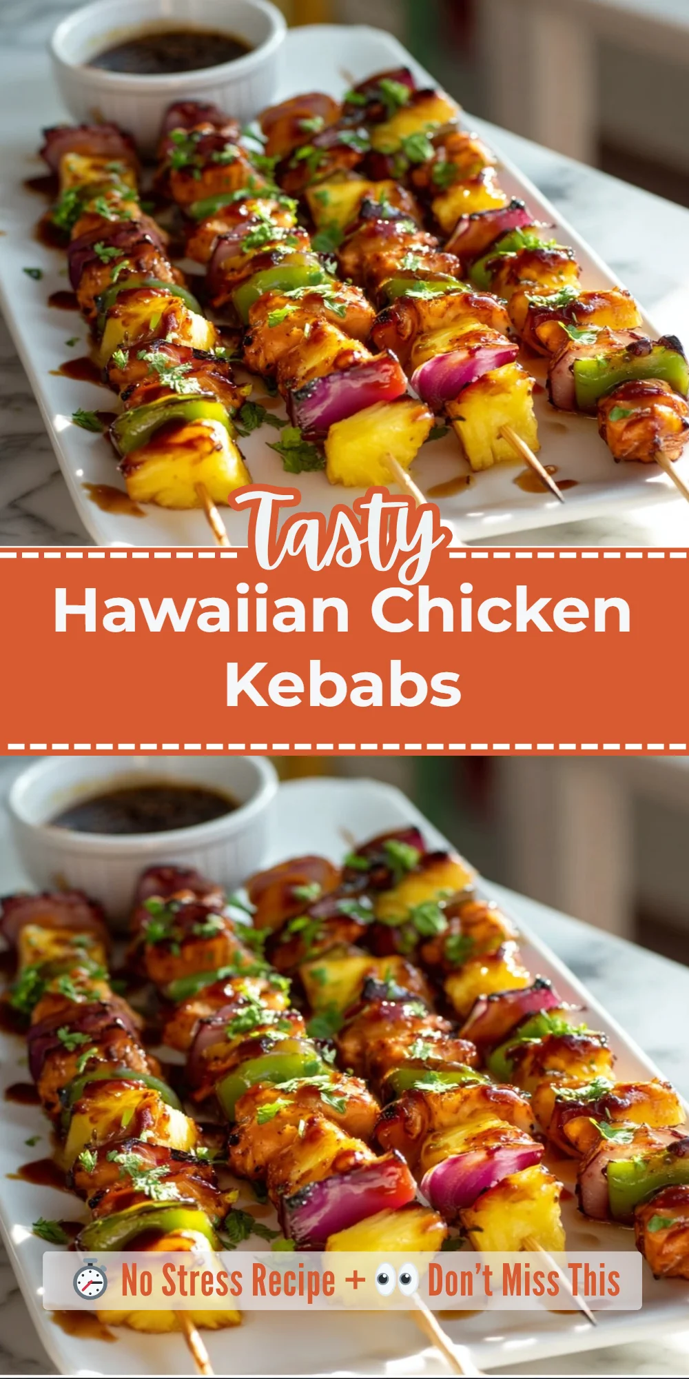 Hawaiian Chicken Kebabs