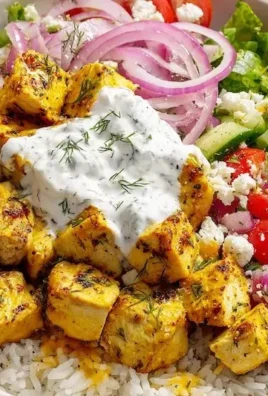 High Protein Mediterranean Lemon-Dill Chicken Bowls for meal prep